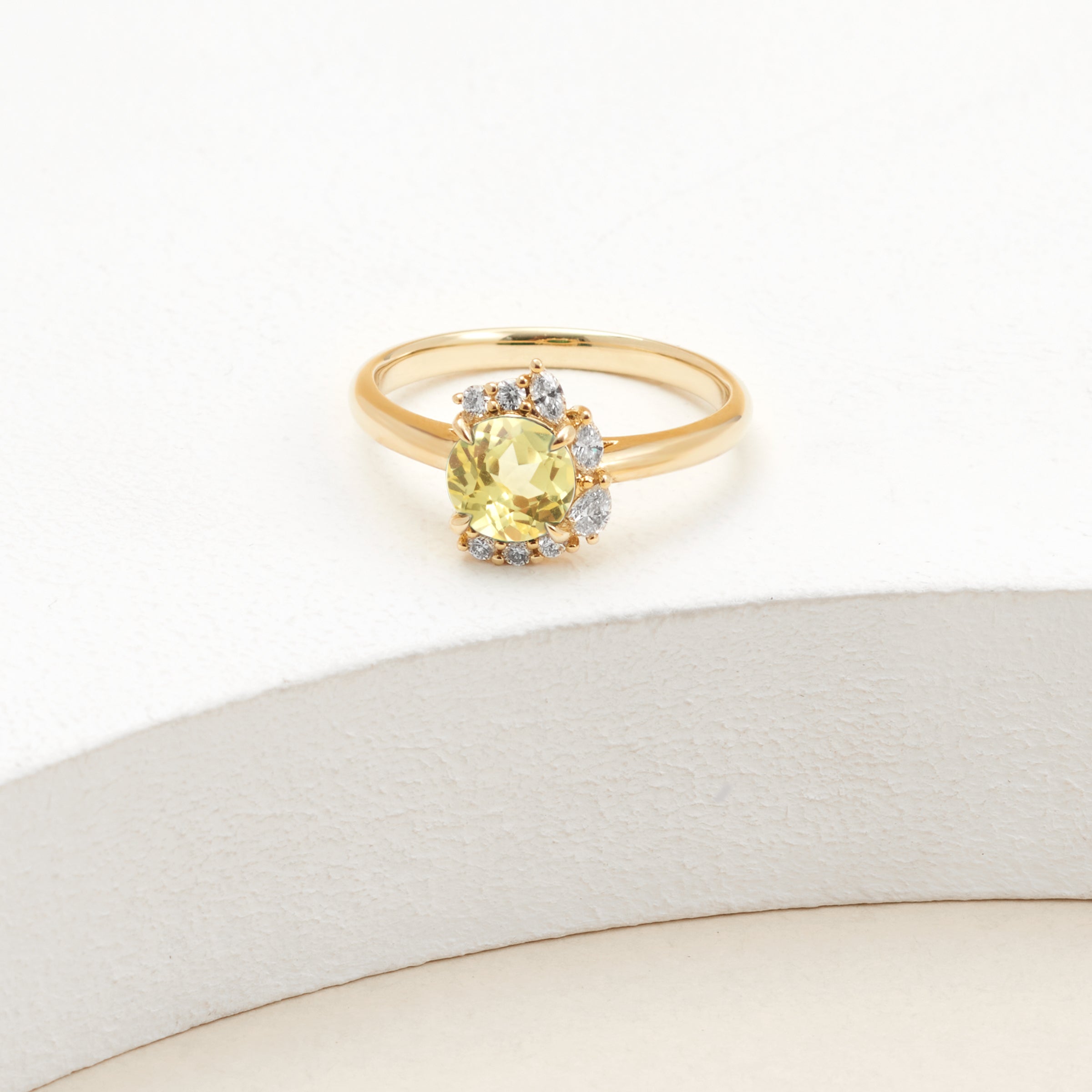 118463 : Sapphire & Diamond Ring - Abrecht Bird Jewellers